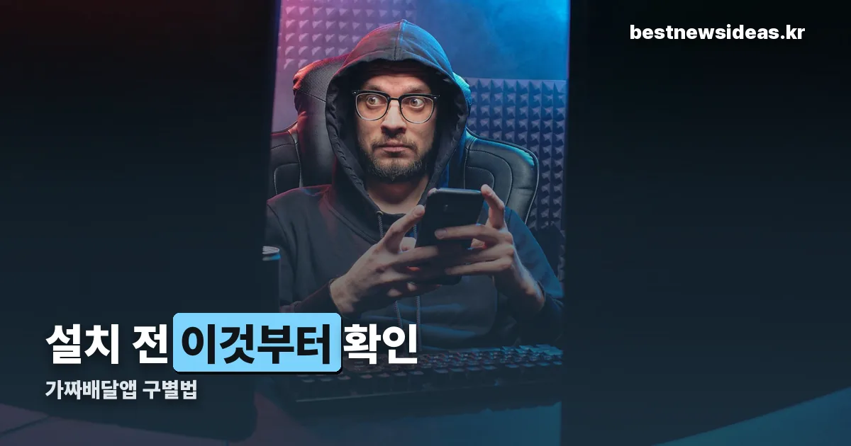 가짜배달앱 정리 썸네일
