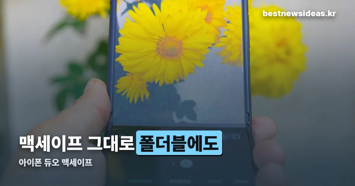 아이폰 듀오 맥세이프 정리 썸네일