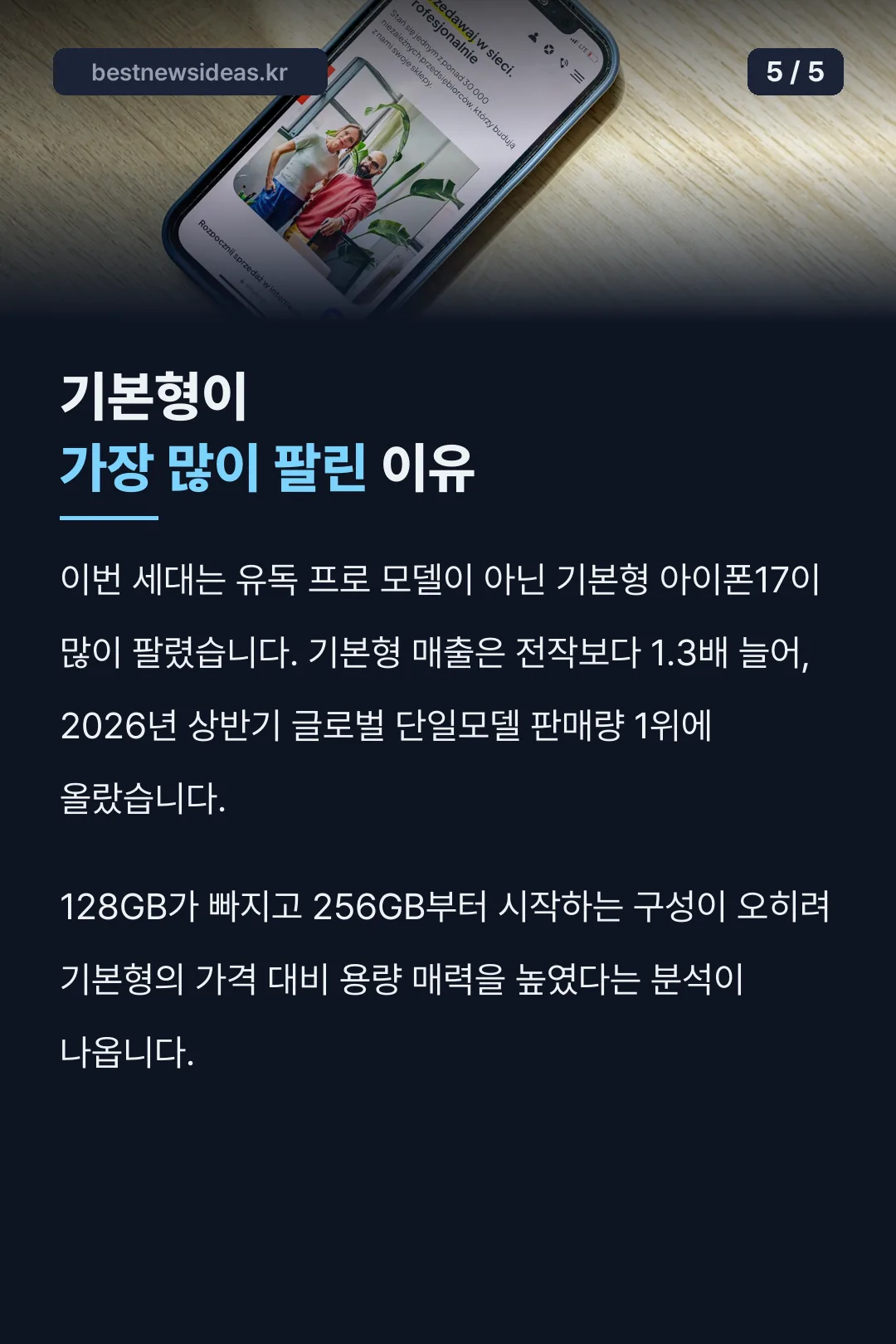기본형이 가장 많이 팔린 이유
